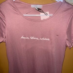 Sincerely Jules Pink Short Sleeve Tee